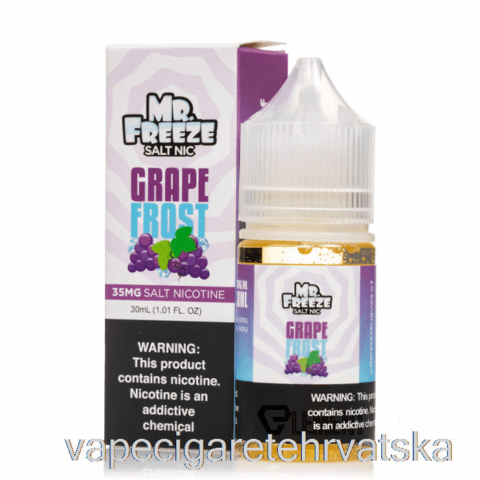 Vape Hrvatska Grape Frost - Mr Freeze Salts - 30ml 35mg